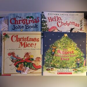 🆓FREE WITH PURCHASE🥳 Scholastic Christmas Stories & Joke Book 🌟Set of 4